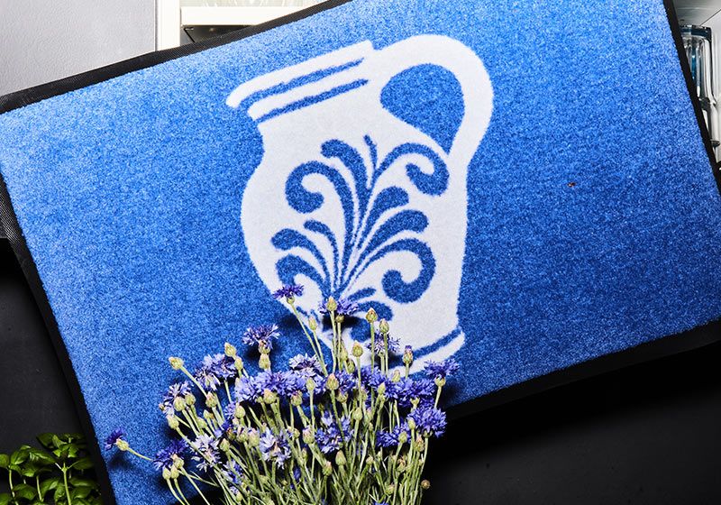 Fußmatte Bembel auf Blau (solo) – Bild 5