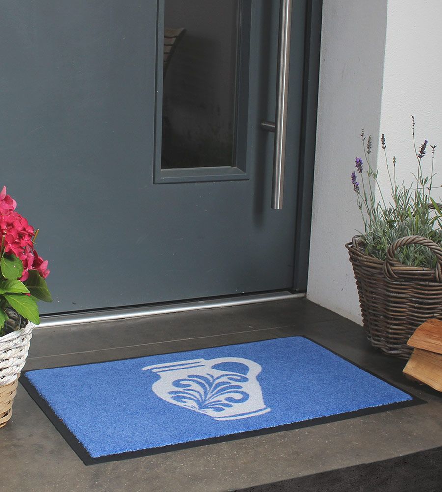 Fußmatte Bembel auf Blau (solo) – Bild 6