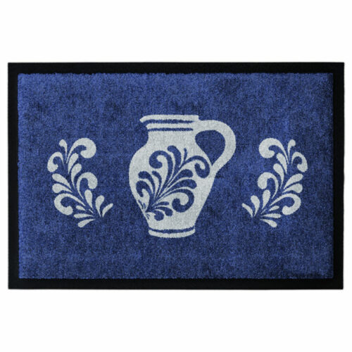 Fußmatte Bembel auf Blau (solo)