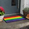 Waschbare Rainbow-Fußmatte - Made in Germany