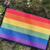 Regenbogen-Matte; Matte in den Farben des Regenbogens; Rainbow
