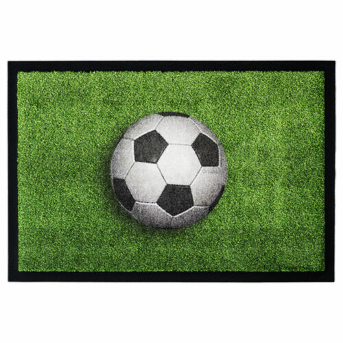 Fußmatte "Fußball auf Rasen"