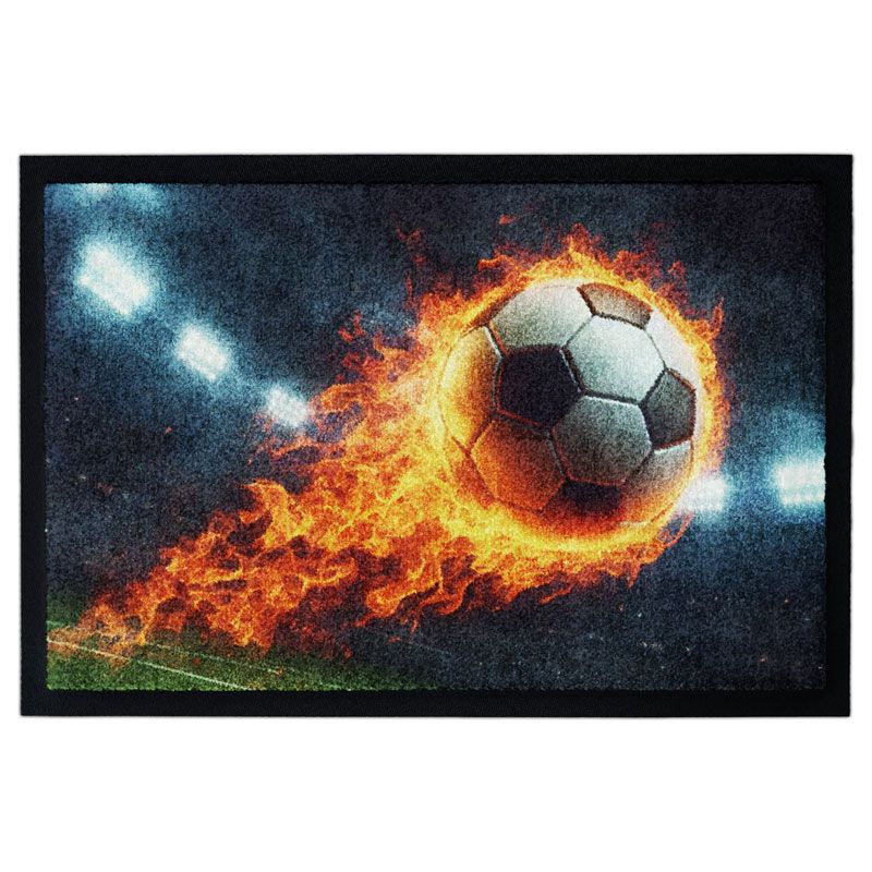Fußmatte "Football on Fire"