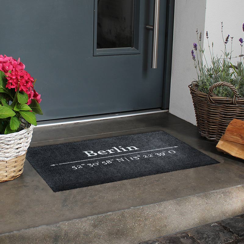 Fußmatte mit Koordinaten von Berlin – Bild 7