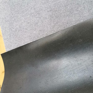 Detailansicht Designmatte grau