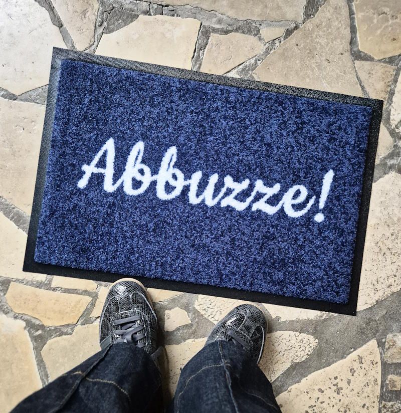 Fußmatte Abbuzze in Blau