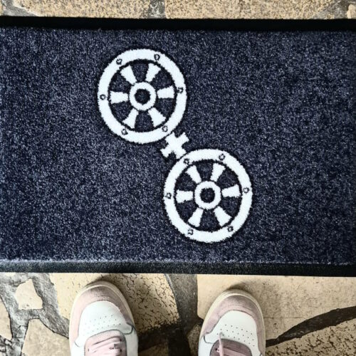 Fußmatte mit Mainzer Rad