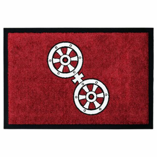 Fußmatte Mainzer Rad "classic" Rot