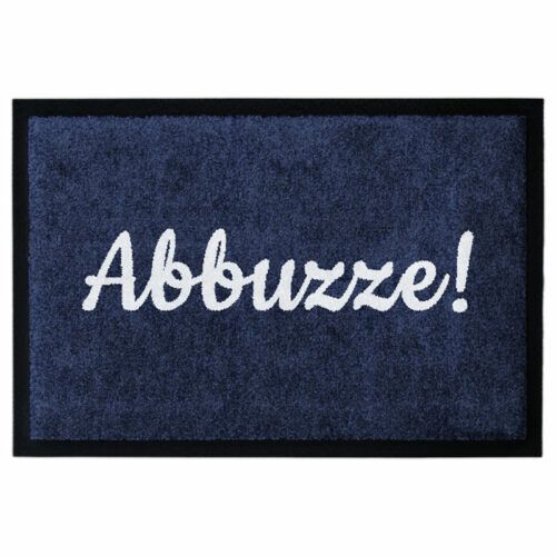 Fußmatte Abbuzze! in Blau für echte Hessen