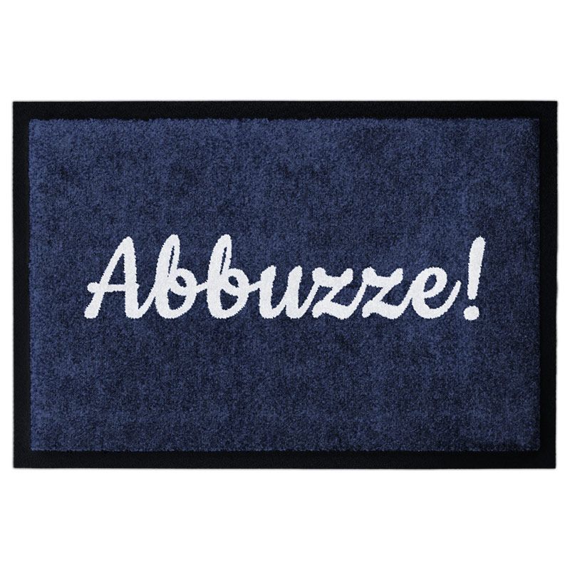 Fußmatte Abbuzze! in Blau für echte Hessen