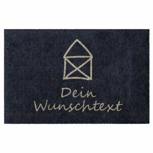 Fußmatte_Haus_Blau_EigenerText_03_oR