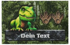 Kinder-Matte mit Dinosaurier-Motiv